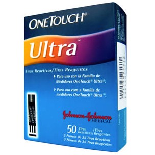 Tiras reagentes One Touch Ultra  cx 50 unidades - Johnson & Johnson