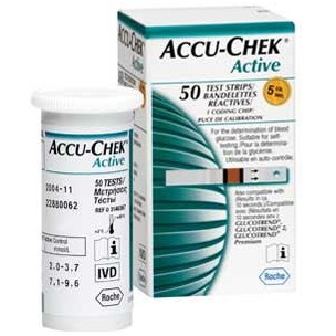 Tiras Reagentes ACTIVE 50 Unidades - Accu-Chek