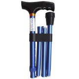 Bengala de Alumínio Tipo T  Azul Anodizado - Macrolife 