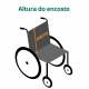 Cadeira de rodas Ágile 44cm -  Jaguaribe - Azul
