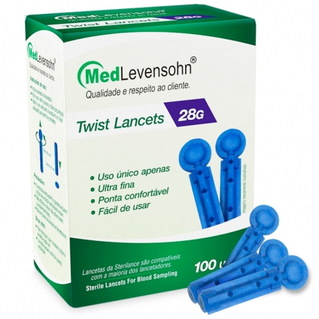 Lanceta 28G - MedLevensohn - 100 unidades