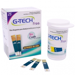 Tiras Reagentes G-TECH Free1 - 25 unidades