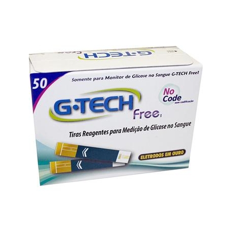 Tiras Reagentes G-TECH Free1 - 50 unidades 